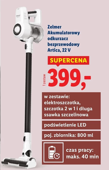 Odkurzacz bezprzewodowy Zelmer