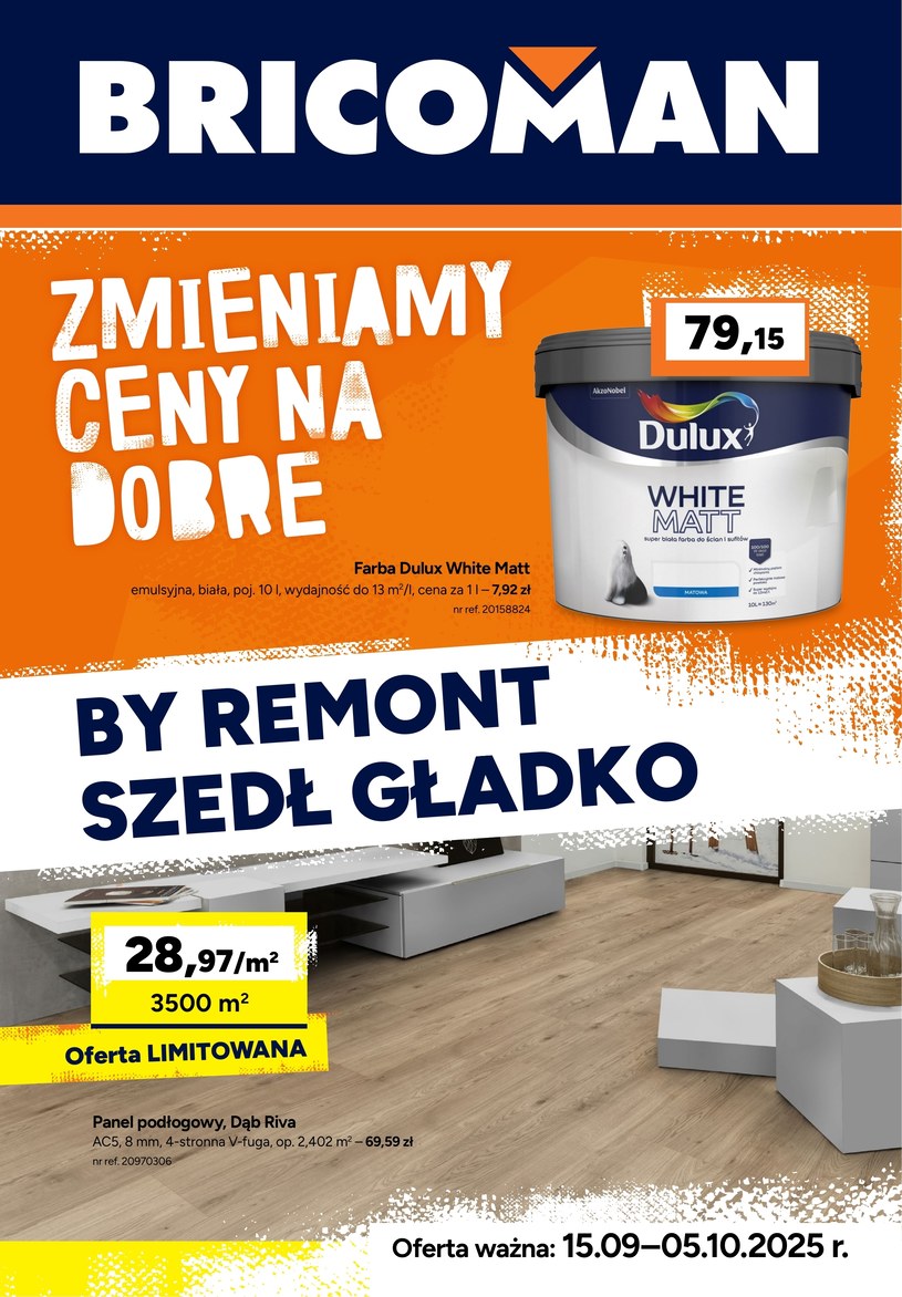 Gazetka promocyjna Bricoman - ważna od 15. 09. 2025 do 05. 10. 2025