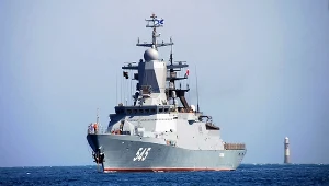 Rosjanie przeprowadzili symulację ataku na Morzu Bałtyckim, na zdj. rosyjska korweta