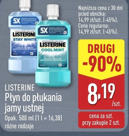 Płyn do płukania jamy ustnej Listerine
