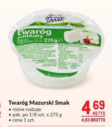 Twaróg Mazurski Smak