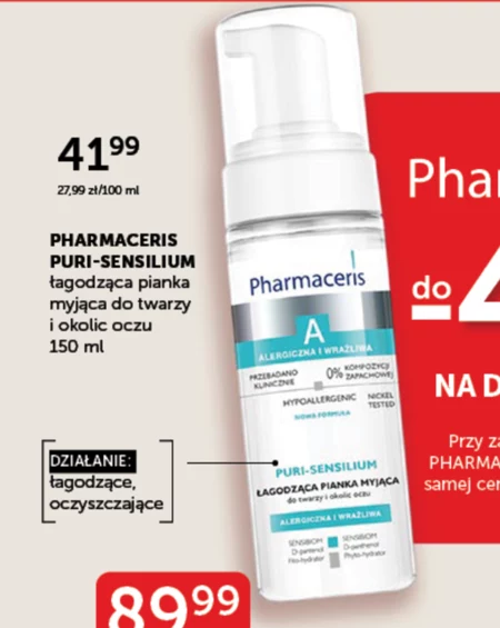 Pianka oczyszczająca do twarzy Pharmaceris