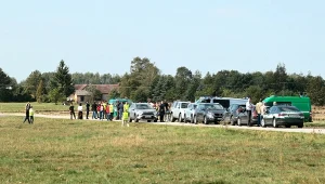 W pobliżu miejscowości Mniszków spadł jeden z rosyjskich dronów