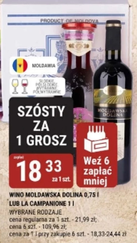 Wino Mołdawska Dolina