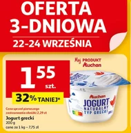 Jogurt grecki Auchan