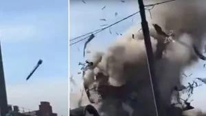 Rosyjski dron uderzył w budynek uczelni w Charkowie