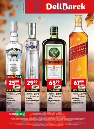 Gazetka promocyjna Delikatesy Centrum, ważna od 18.09.2025 do 01.10.2025.