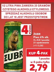 Пиво Żubr