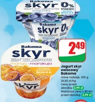 Skyr owocowy Bakoma