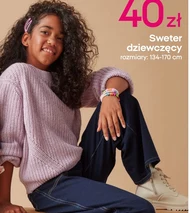 Sweter dziewczęcy