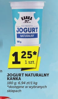 Jogurt naturalny Kanka
