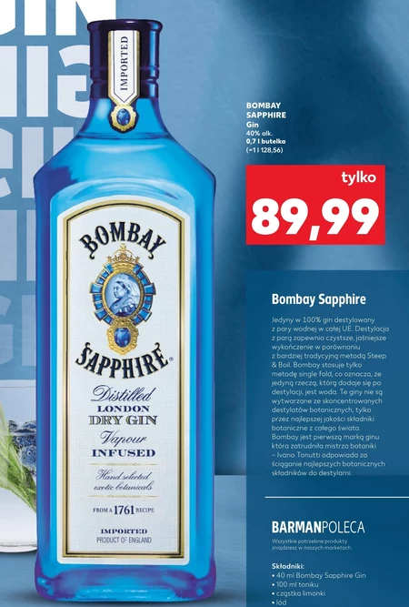 Gin Bombay Sapphire