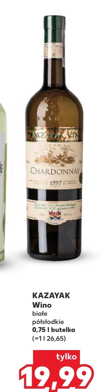 Wino półsłodkie Kazayak