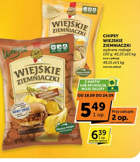 Chipsy Wiejskie ziemniaczki