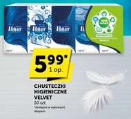 Chusteczki higieniczne Velvet