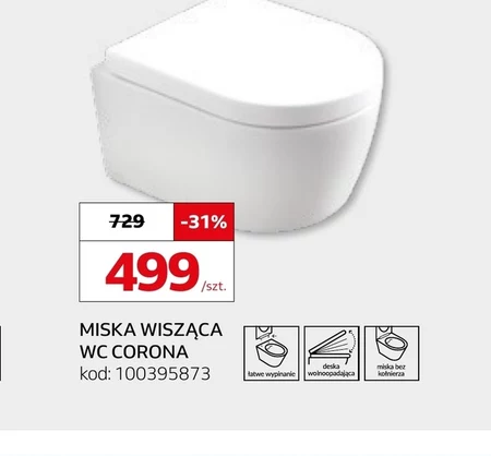 Miska wisząca wc Corona