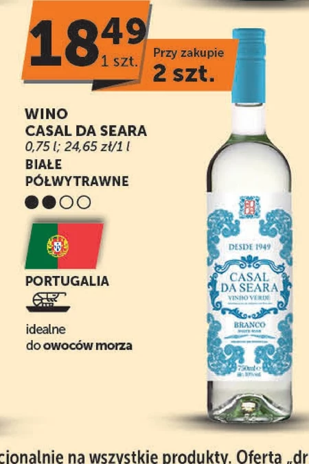 Wino półwytrawne Casal da Seara