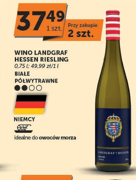 Wino półwytrawne Landgraf Hessen