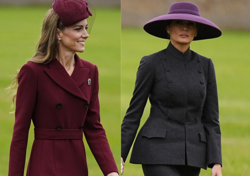 Księżna Kate i Melania Trump