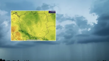 Czwartek będzie pochmurny w większości Polski. Lokalnie może przelotnie popadać słaby deszcz, jednak nie prognozuje się burz