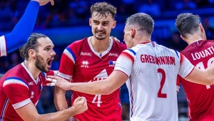 Siatkarze reprezentacji Francji