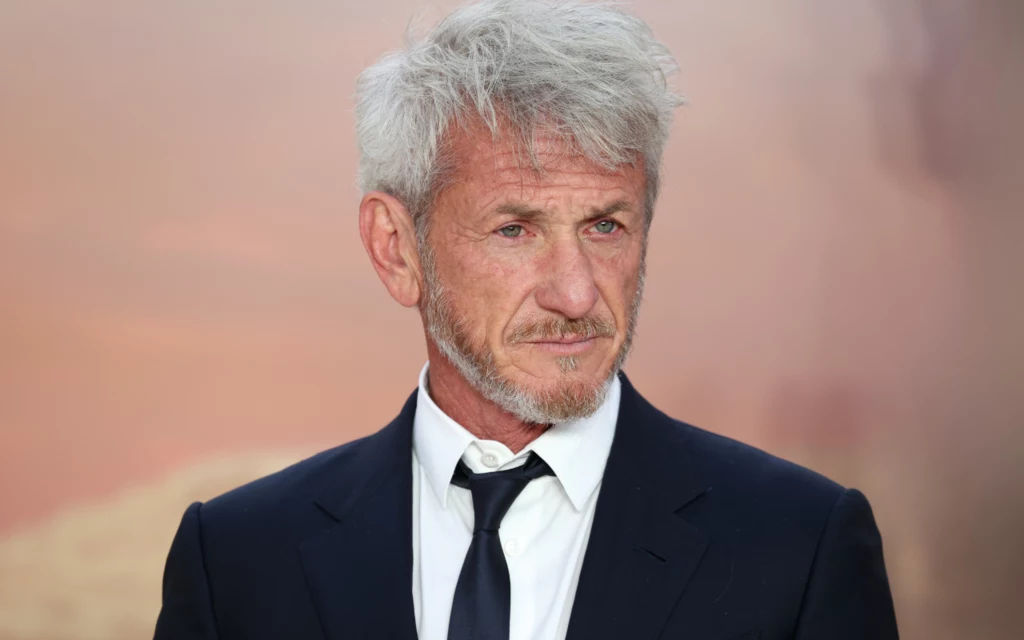 Sean Penn na premierze "Jedna bitwa po drugiej" w Londynie 16 września 2025 roku