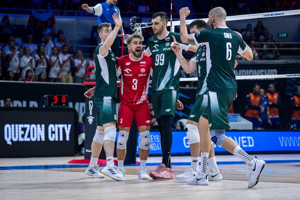 Norbert Huber (z numerem 99) w reprezentacji Polski