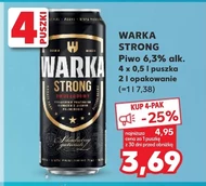 Piwo Warka Strong