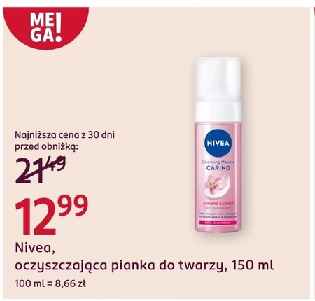 Pianka oczyszczająca do twarzy Nivea