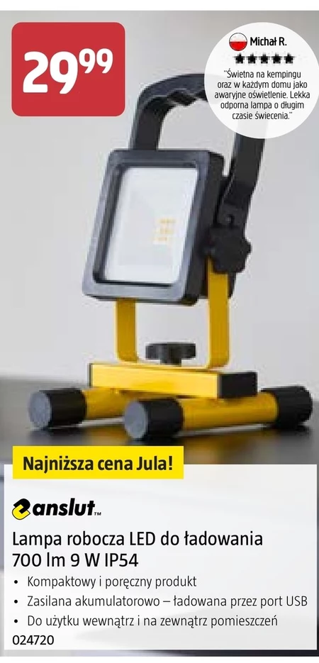Робоча лампа Anslut