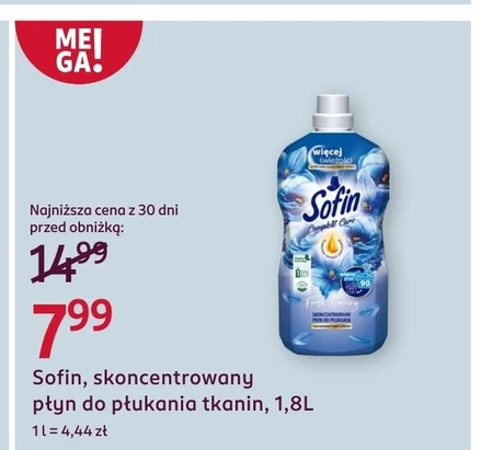 Płyn do płukania tkanin Sofin