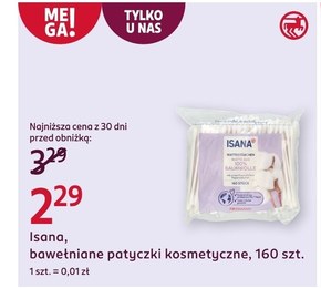 Patyczki kosmetyczne Isana niska cena