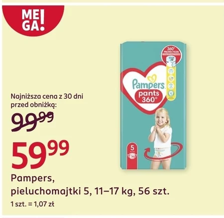 Pieluchomajtki Pampers