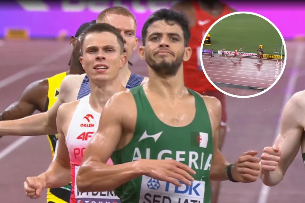 Maciej Wyderka pobiegł w półfinale MŚ bardzo dobrze, świetnie finiszował. Wystarczyło to do czwartego miejsca Maciej Wyderka pobiegł w półfinale MŚ bardzo dobrze, świetnie finiszował. Wystarczyło to do czwartego miejsca