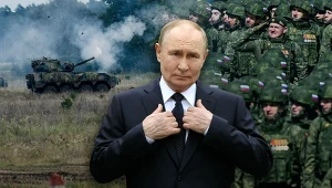Władimir Putin, osobiście obserwował manewry Zapad-2025 (kolaż: Aleksandra Włodarczyk/Interi.pl)