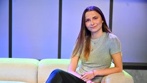 Daria ze Śląska podczas medialnej próby spektaklu "Terapia dla par"