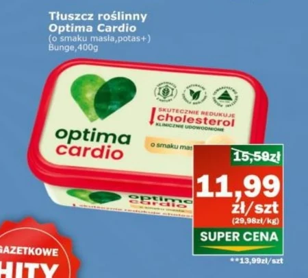 Tłuszcz roślinny Optima Cardio