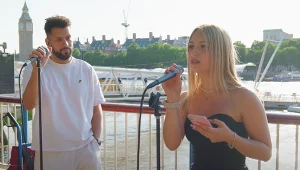 Luka Silva i Zosia Orawiec podczas wspólnego występu w Londynie