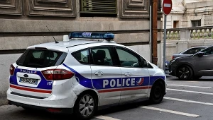 Radiowóz francuskiej policji / zdjęcie ilustracyjne