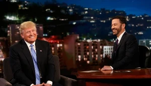 Donald Trump i Jimmy Kimmel w maju 2016 roku