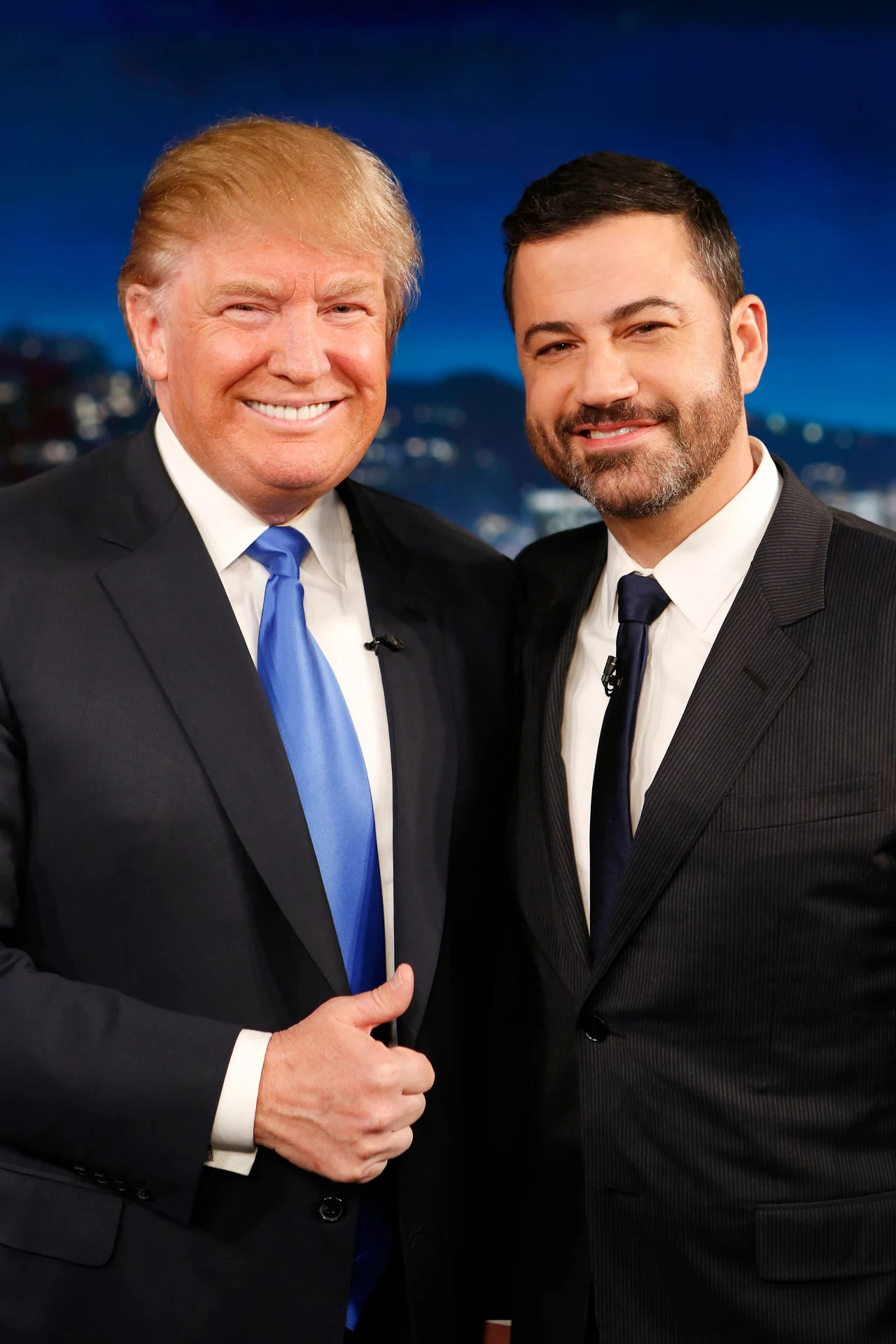 Donald Trump i Jimmy Kimmel w 2016 roku Donald Trump i Jimmy Kimmel w 2016 roku
