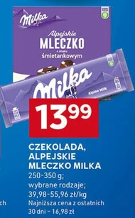 Mleczko alpejskie Milka