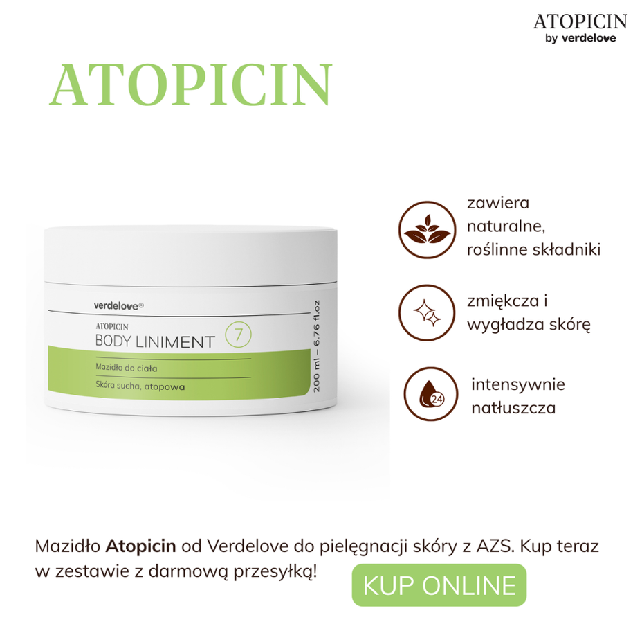 Mazidło Atopicin dla skóry z azs