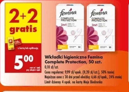 Wkładki higieniczne Femina