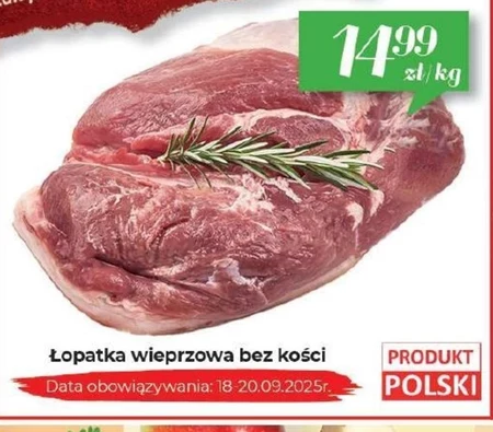 Łopatka bez kości Data