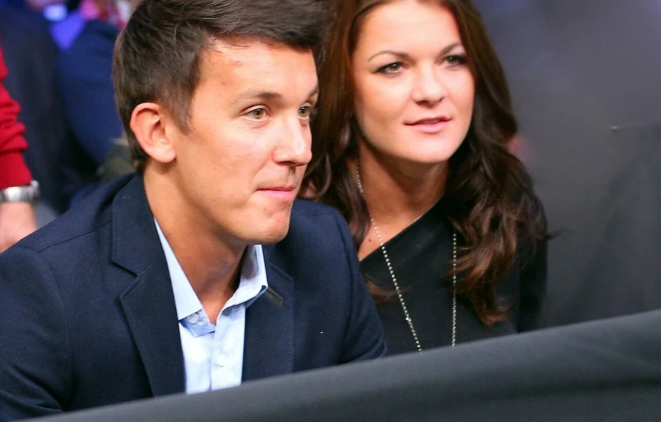 Agnieszka Radwańska i Dawid Celt