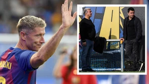 Robert Lewandowski, Joan Laporta i Deco