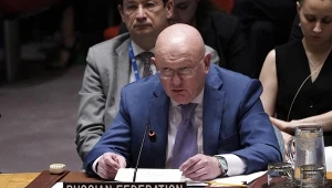 Rosyjski ambasador przy ONZ Wasilij Niebienzia