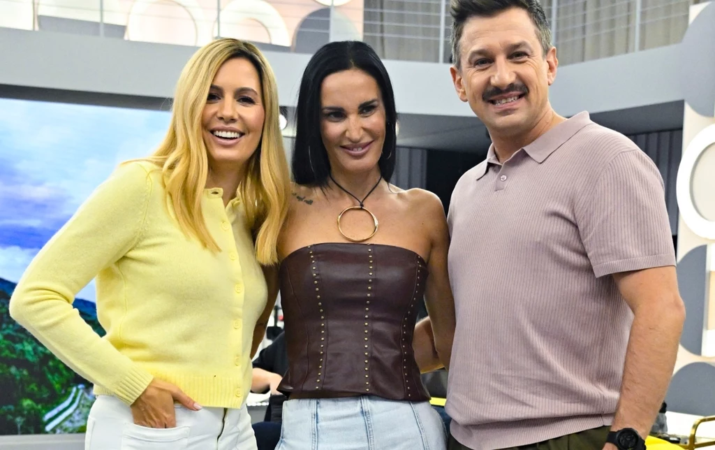 Karolina Leszko z zespołu exMaanam w "halo tu polsat"