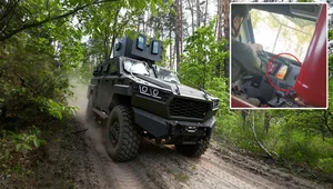 Inguar-3 jest niezniszczalny! Oberwał dronem i jedzie dalej